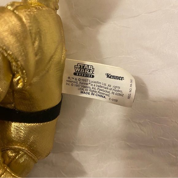 Vintage Stars Wars Buddies C-3po Plush 1997 Hasbro Kenner Vintage Collectibles - Picture 6 of 6